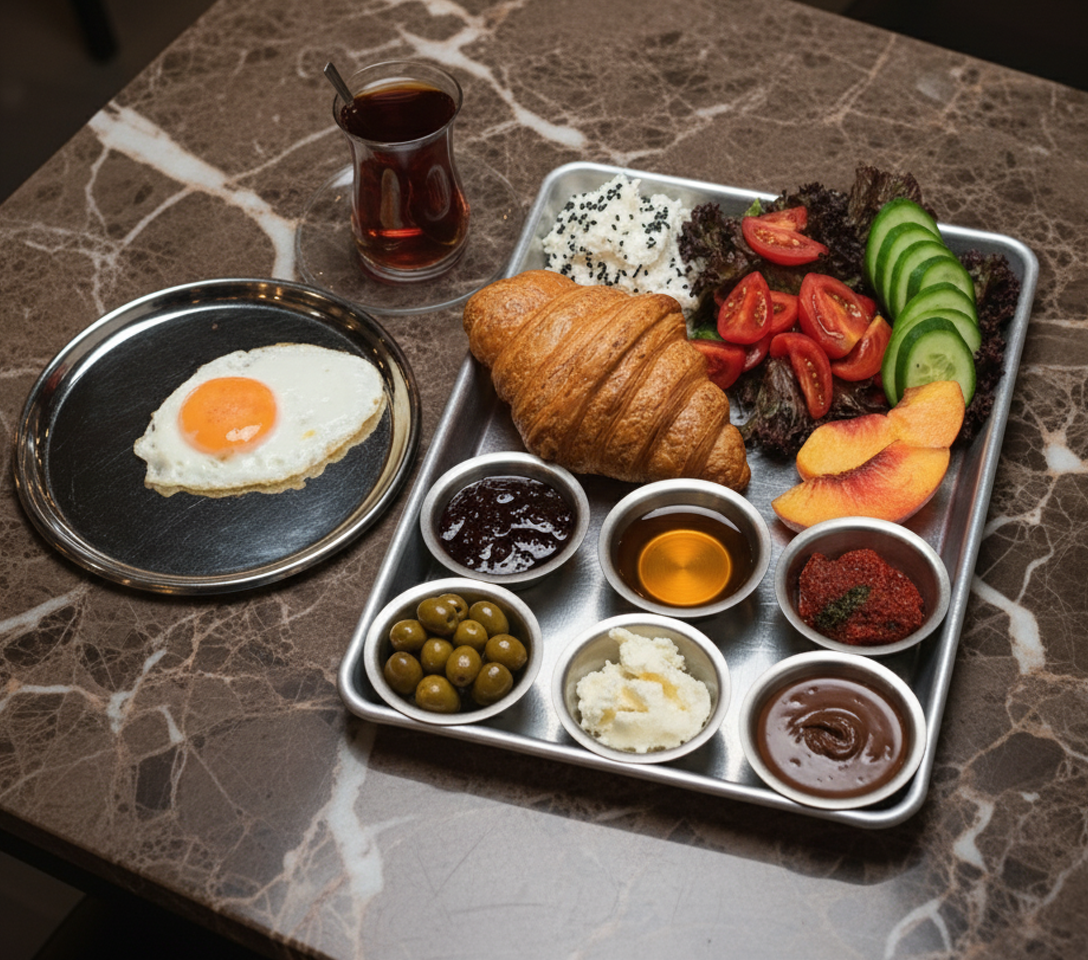 Zengin Tepsi Kahvaltı Deluxe - Rich Platter Breakfast Deluxe