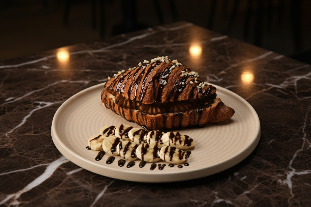 Chocolate Kruvasan - Chocolate Croissant