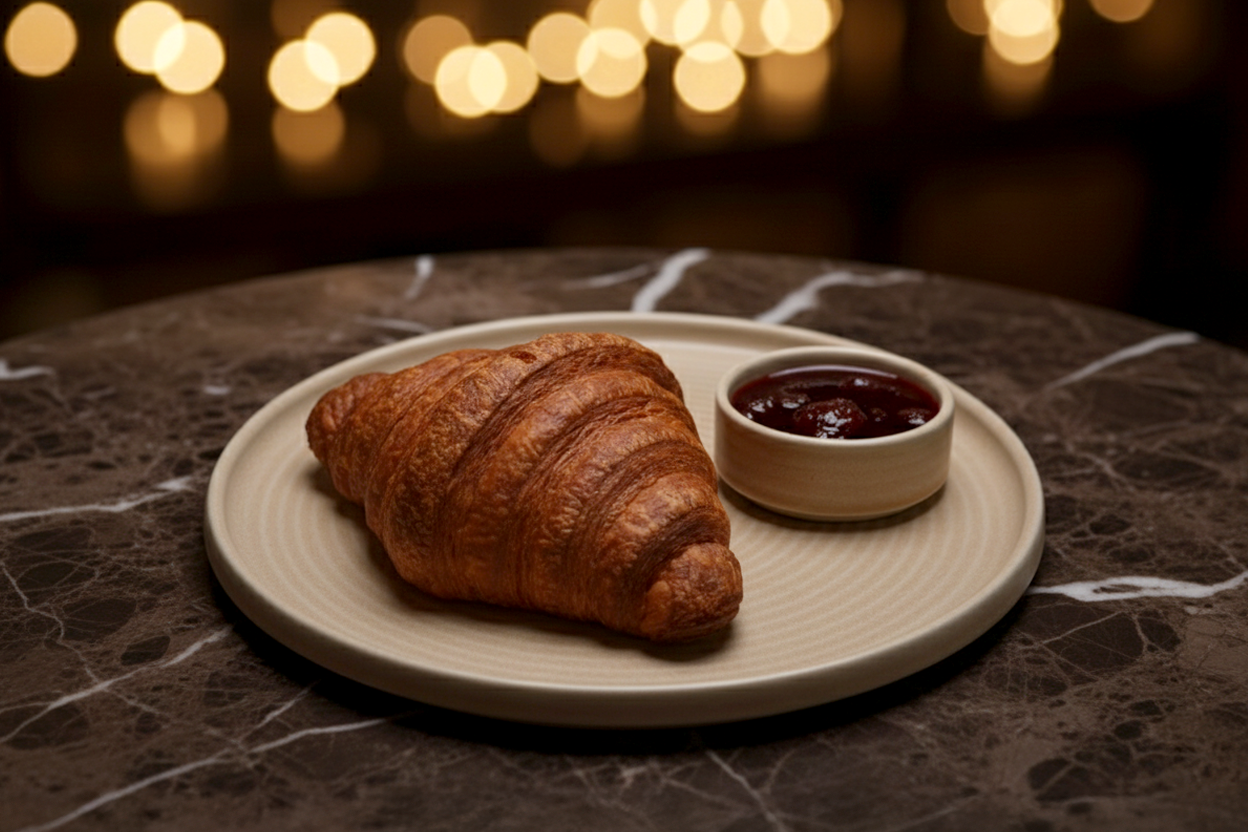 Yalnızca Kruvasan - Plain Croissant